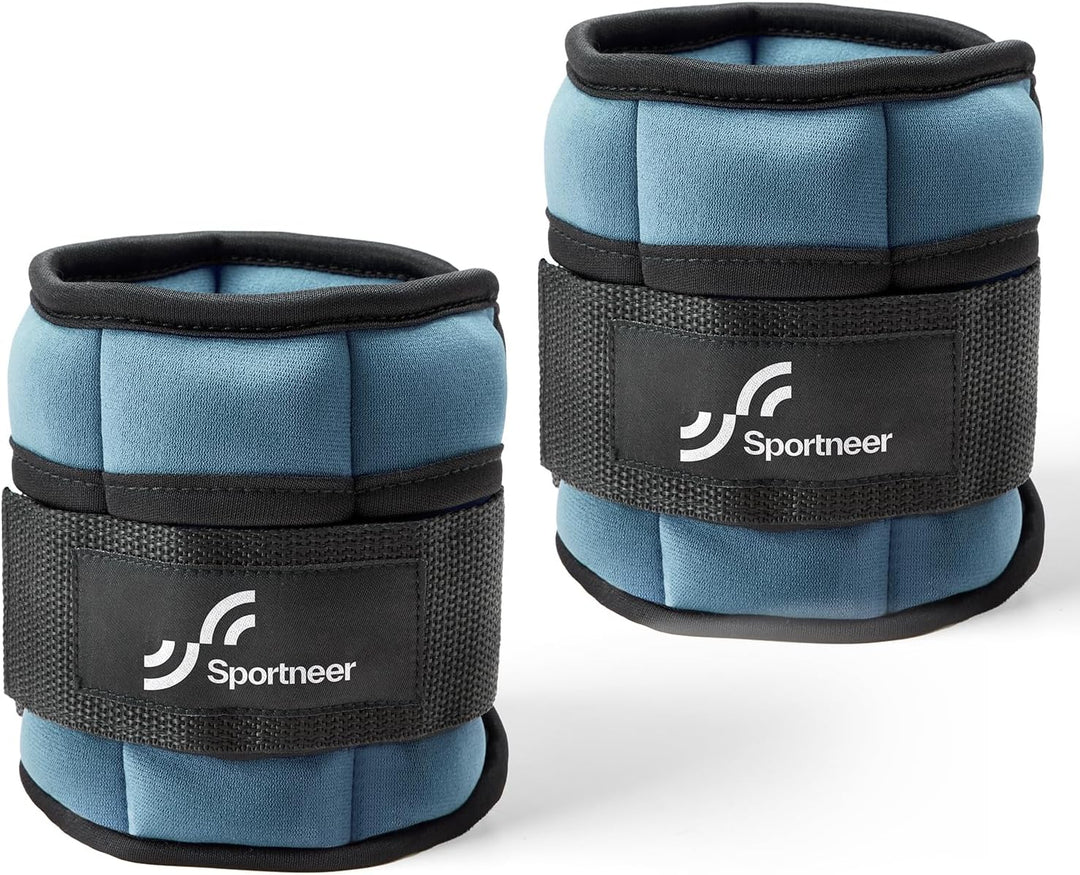 Sportneer Gewichtsmanschetten, Verstellbares Fussgelenkgewichte Set, Fuss-/Handgelenkgewicht Mansche