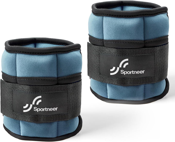 Sportneer Gewichtsmanschetten, Verstellbares Fussgelenkgewichte Set, Fuss-/Handgelenkgewicht Mansche
