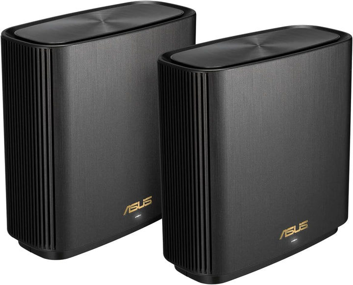 ASUS ZenWiFi XT9 AX7800 2er Set Schwarz kombinierbarer Router (Tethering als 4G und 5G Router-Ersatz