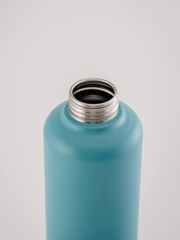 EQUA Timeless Trinkflasche, Edelstahl, 1000ml, BPA-frei, auslaufsicher, haltbar, multifunktional, Wa