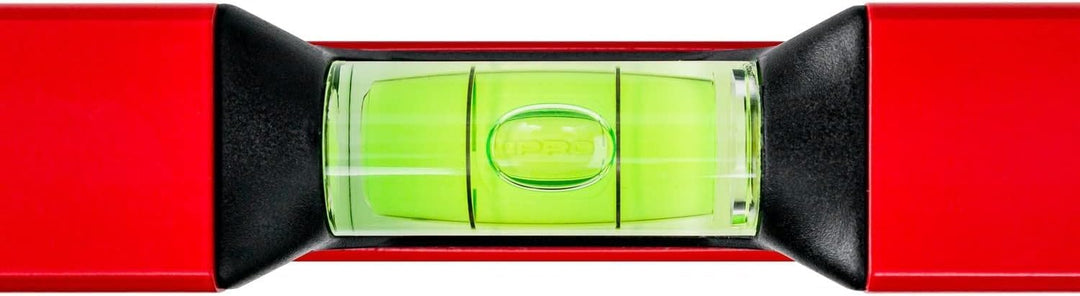 PRO900 Digitale Wasserwaage 100cm mit 2 LCD Displays und Abdeckung - Elektronische Wasserwaage mit M
