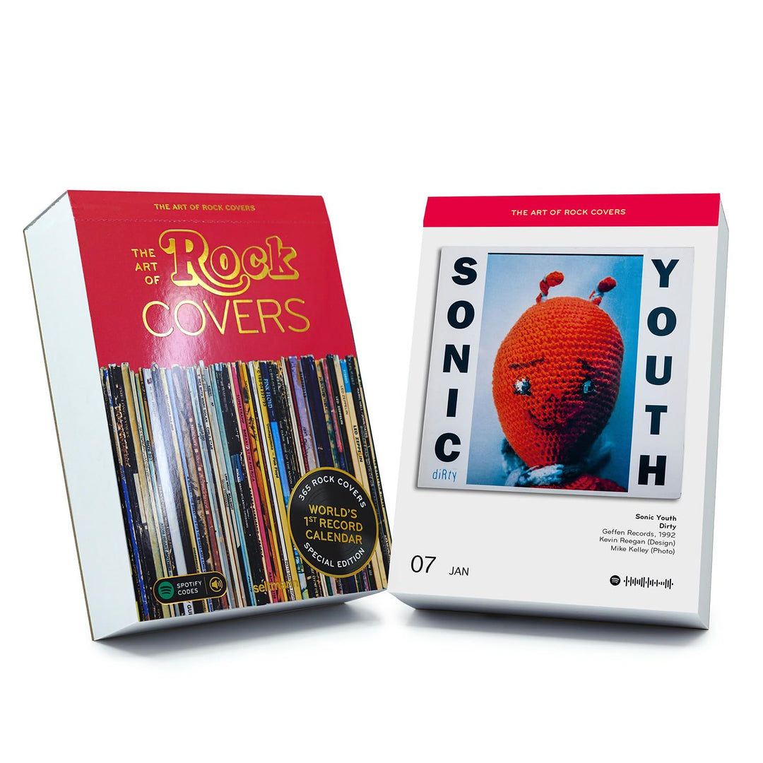 The Art of Rock Covers – Tagesabreisskalender mit 366 Best-of Rock Vinyl Covern aus über 6 Jahrzehnt