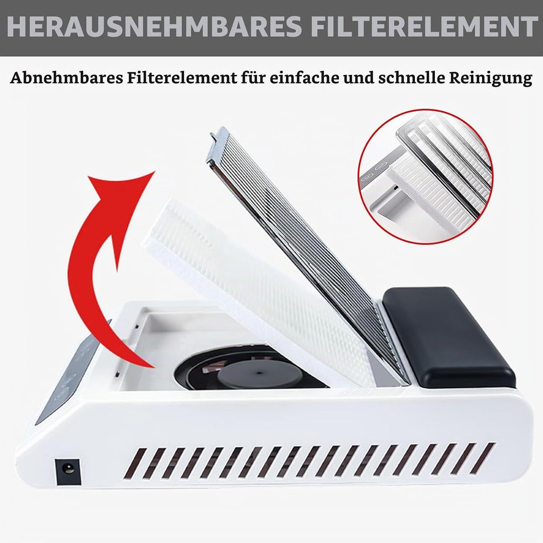 Staubabsaugung Für Nägel, Leistungsstarker Nagelstaubsauger Mit Filter 3700RPM, Leiser Nagelabsauger