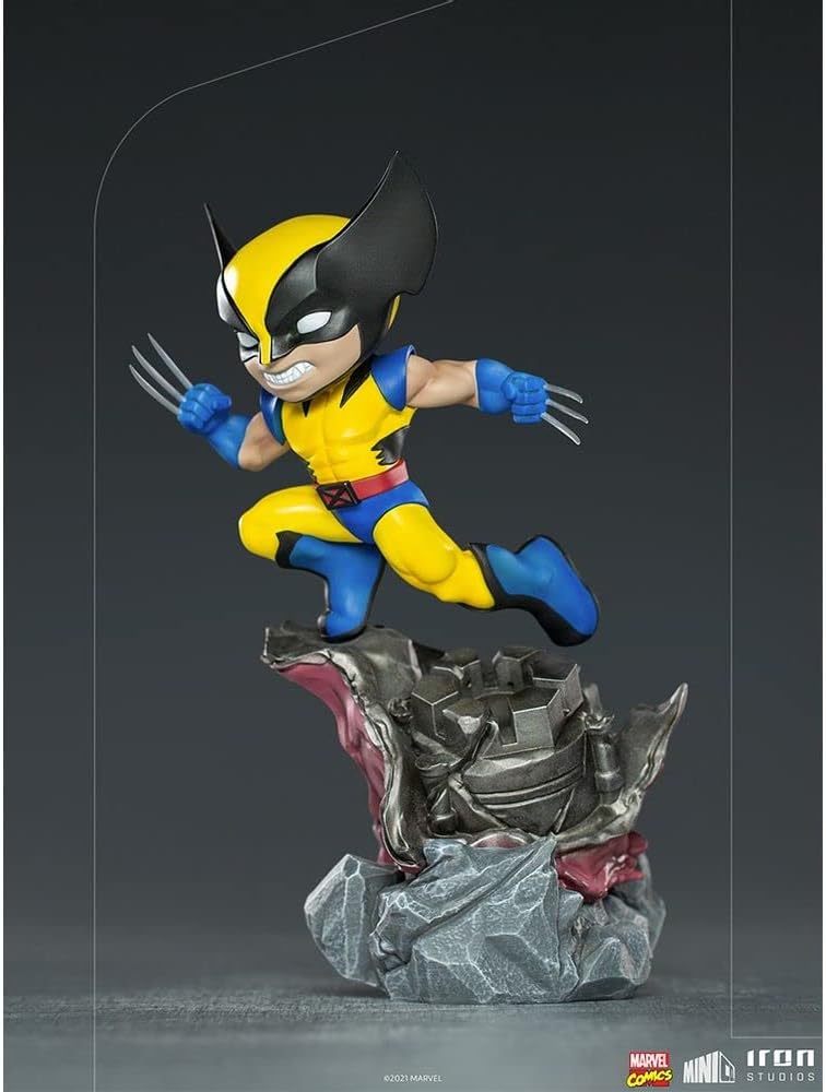 Iron Studios - Minico X-Men Wolverine Vinyl Statue Grösse: 21 x 11 x 15 cm, Grösse: 21 x 11 x 15 cm