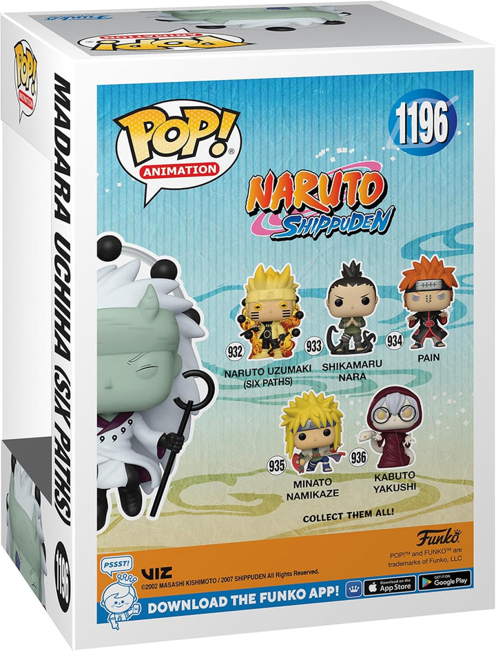 POP Funko Animation: Naruto Shippuden - Madara Uchiha (Sage of Six Paths) (Glows in The Dark) (Speci