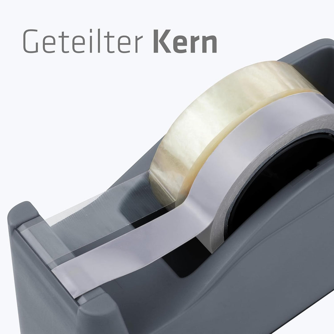 SAX Tape it Easy XXL Einhand Klebeband Abroller extra Schwer | für 1x 50mm Band oder 2x 25mm Band, P
