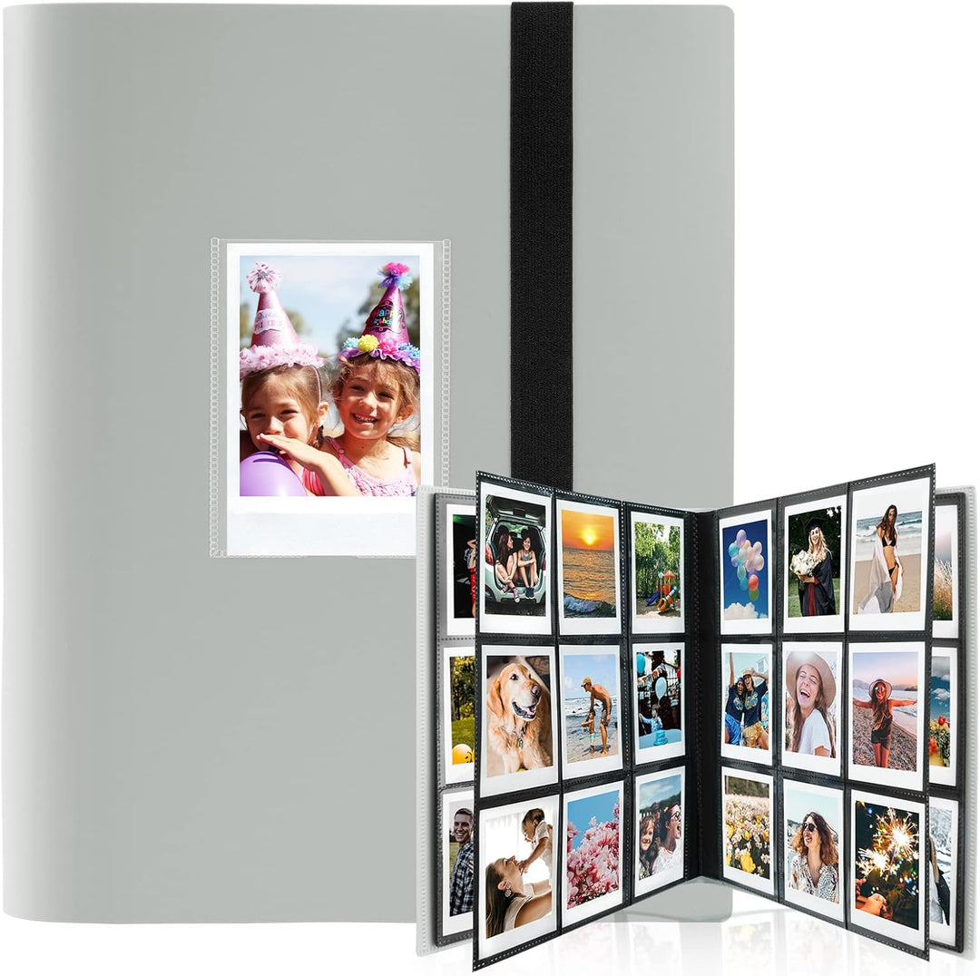 FORETOY Fotoalbum mit 432+1 Taschen für 3 Zoll Film - kompatibel mit Fujifilm Instax Mini 12 11 9 8