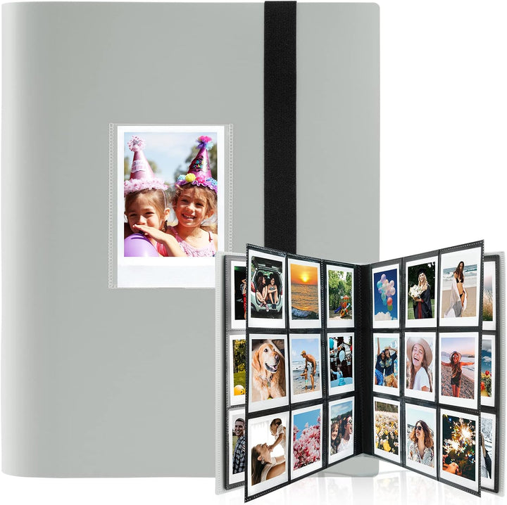 FORETOY Fotoalbum mit 432+1 Taschen für 3 Zoll Film - kompatibel mit Fujifilm Instax Mini 12 11 9 8