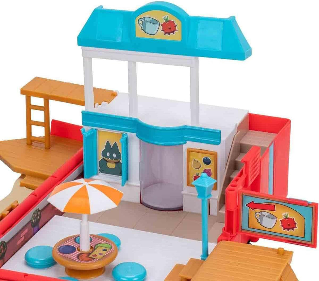 Pokémon PKW3424 - Tragbares Spielset - Strand-Arena, offizielle zusammenklappbare Spielwelt mit Pika