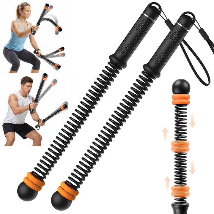 Kabellose Battle Rope mit Gewicht, Battle Rope Ohne Seil - Verstellbares, leises Fitnessseil für Zuh