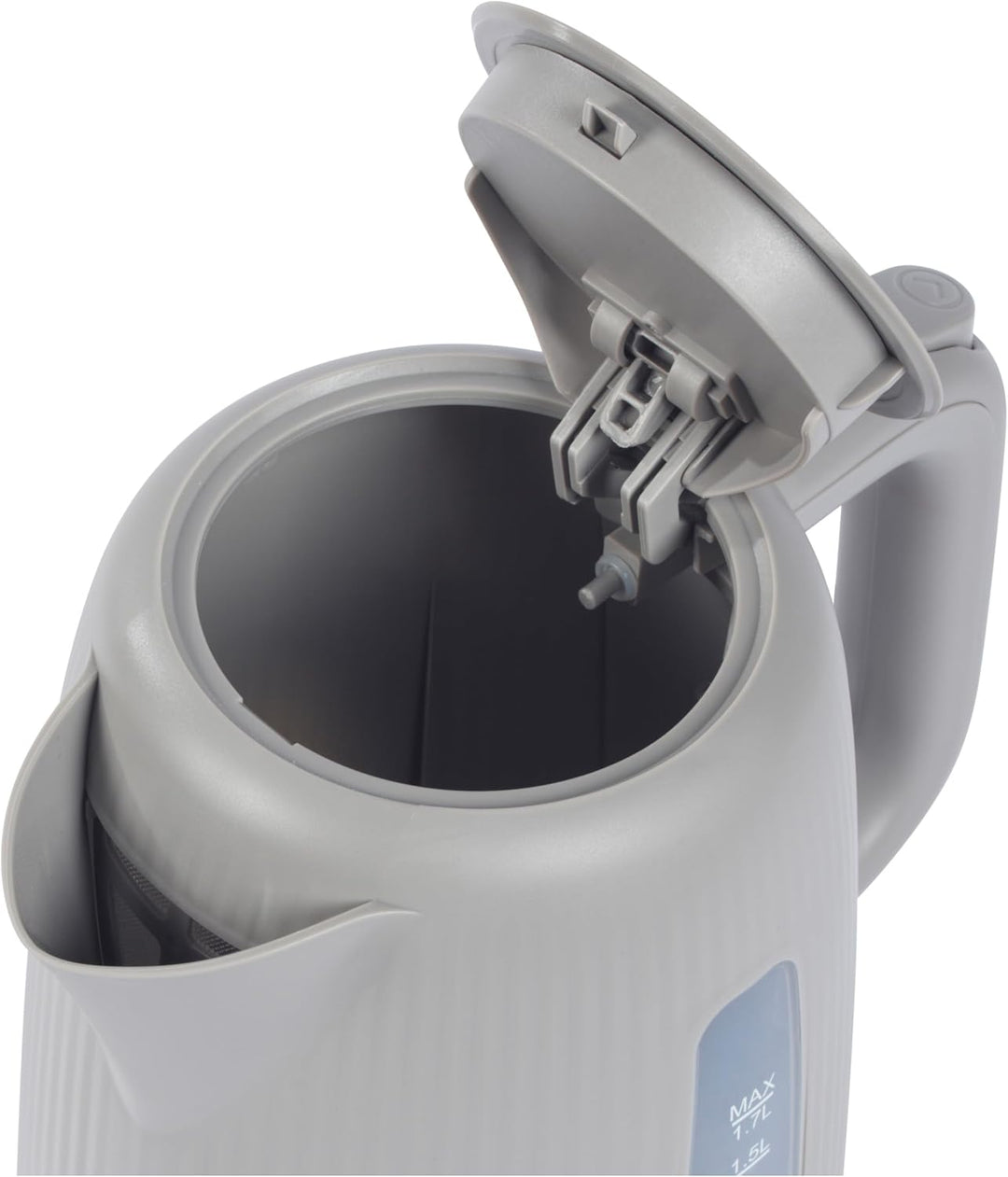Progress Mellow Elektrischer Wasserkocher – 1,7 L Fassungsvermögen, Abnehmbarer Kalkfilter, 360°-Dre