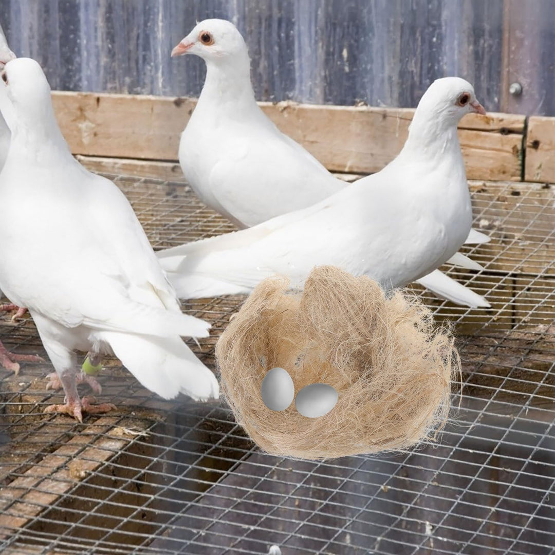 1Packung Vogelnest Natürliches Vogelnest-Material aus Jute und Seide für Nestbau und Verstecke Geeig