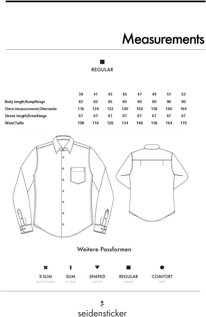 Seidensticker Herren Business Hemd Set - Doppelpack Hemden - Regular Fit - Bügelfrei - Kent Kragen -