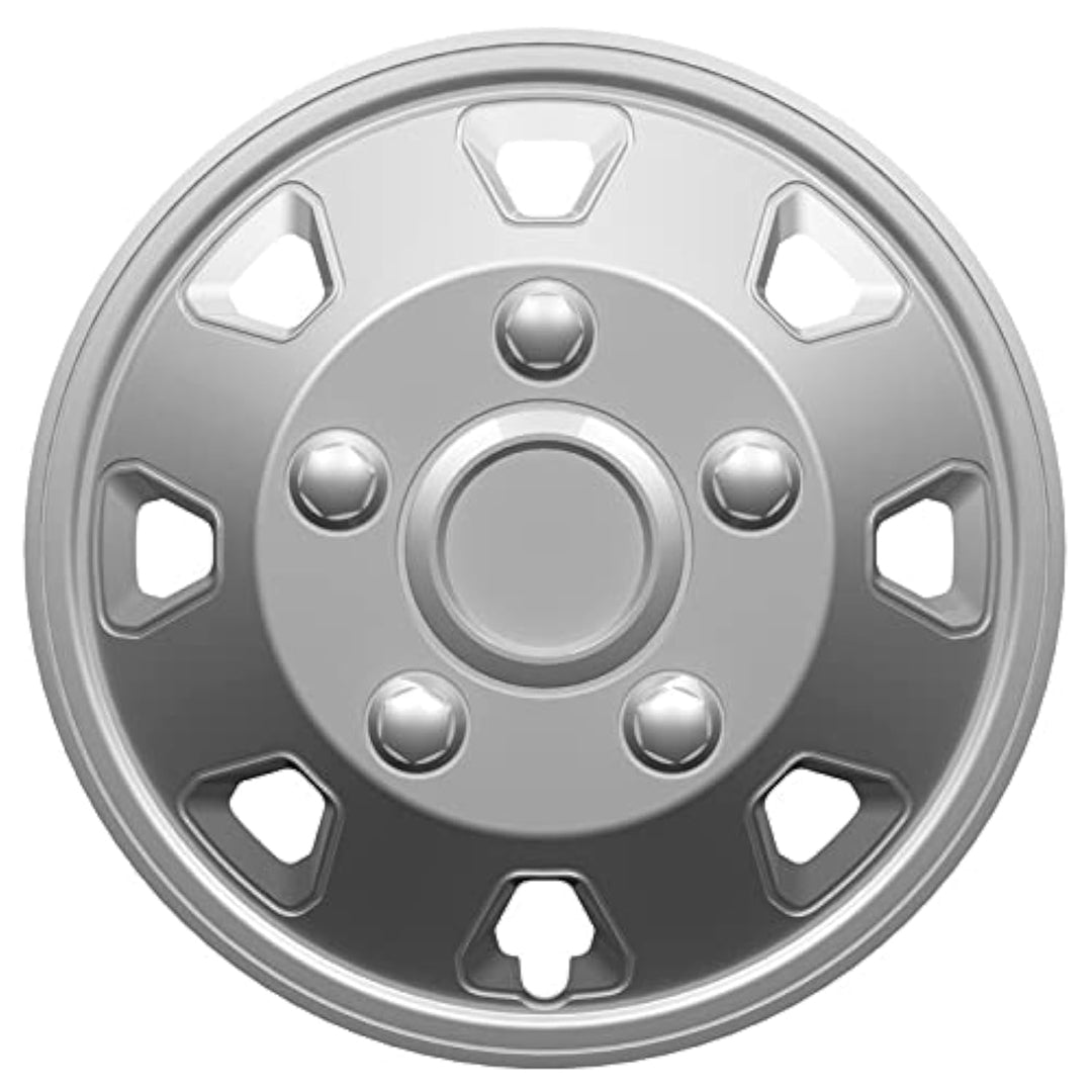 AUTO-STYLE Satz Radzierblenden Itah 15-Zoll Silber (Sphäre) Itah Silber 15-Zoll, Itah Silber 15-Zoll