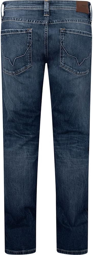 Pepe Jeans Herren Jeans Kingston Zip Jeans 28W / 28L Blue (Denim-z23), 28W / 28L Blue (Denim-z23)