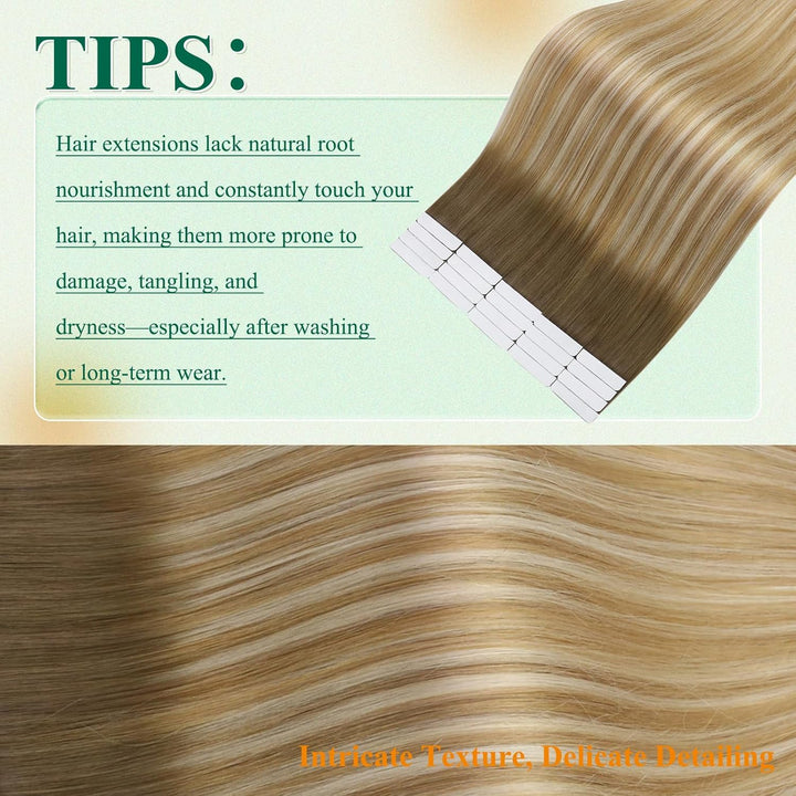 Easyouth Tape on Extension Echthaar Remy Tape in Echthaar Extensions Tape in Echthaar Extensions Bal
