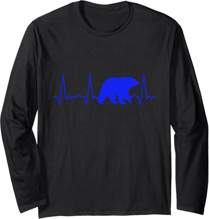 Herzschlag Bär Langarmshirt