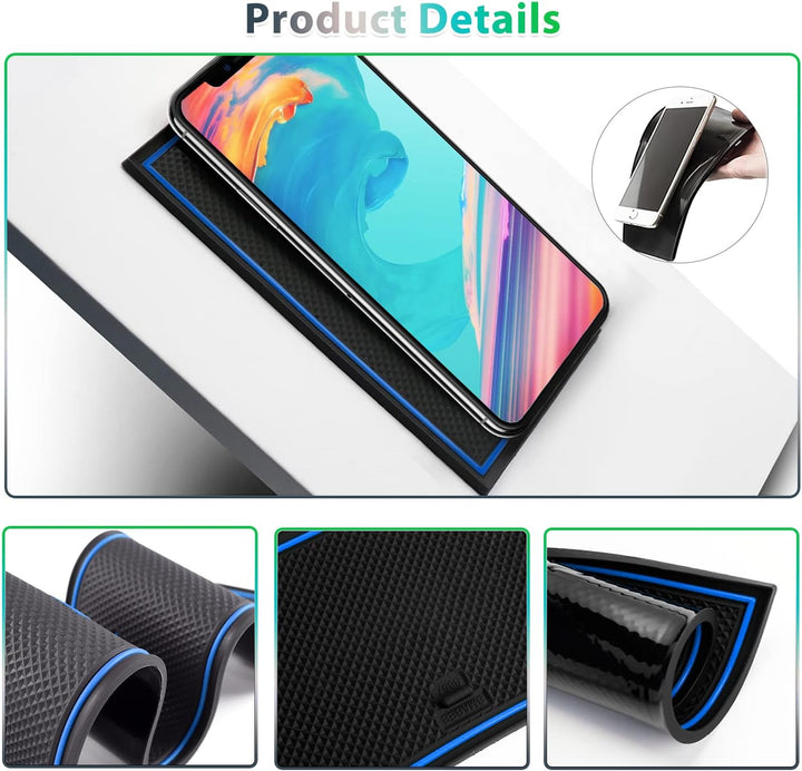 GAFAT Hyunda-i Tucson NX4 2021-2024 2025 (Elektronische Automatik) Antirutschmatten, Tucson 2023 Gum