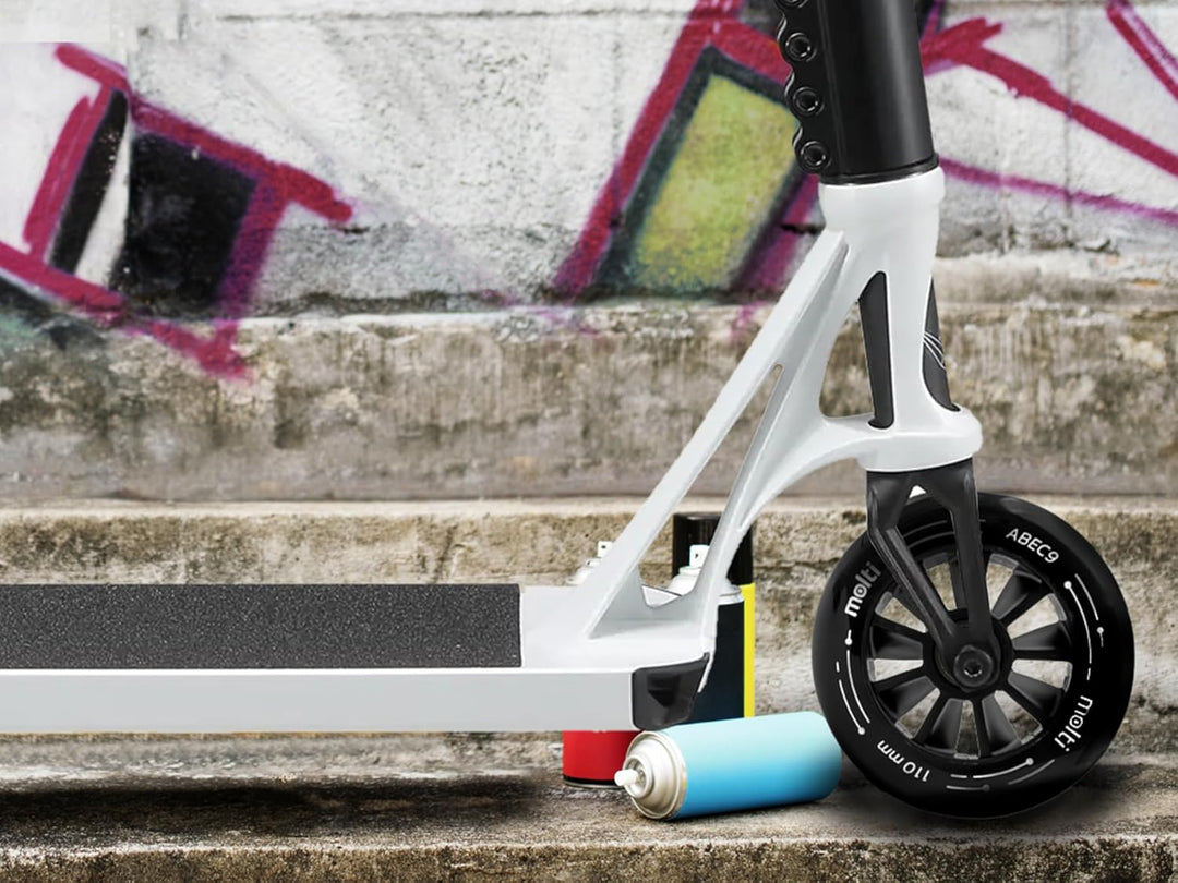 molti 2 Ersatzräder Ersatzrollen 100/110mm mit ABEC-9 Chrom 2er Set wheels Skaterrollen, Scooterroll