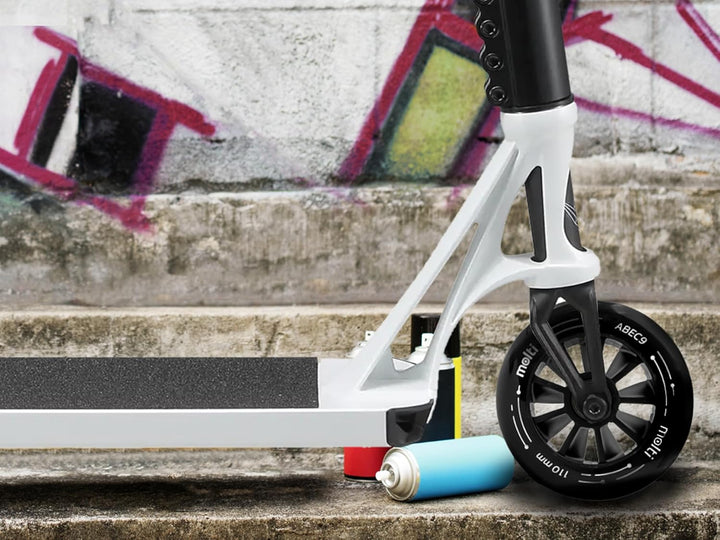 molti 2 Ersatzräder Ersatzrollen 100/110mm mit ABEC-9 Chrom 2er Set wheels Skaterrollen, Scooterroll