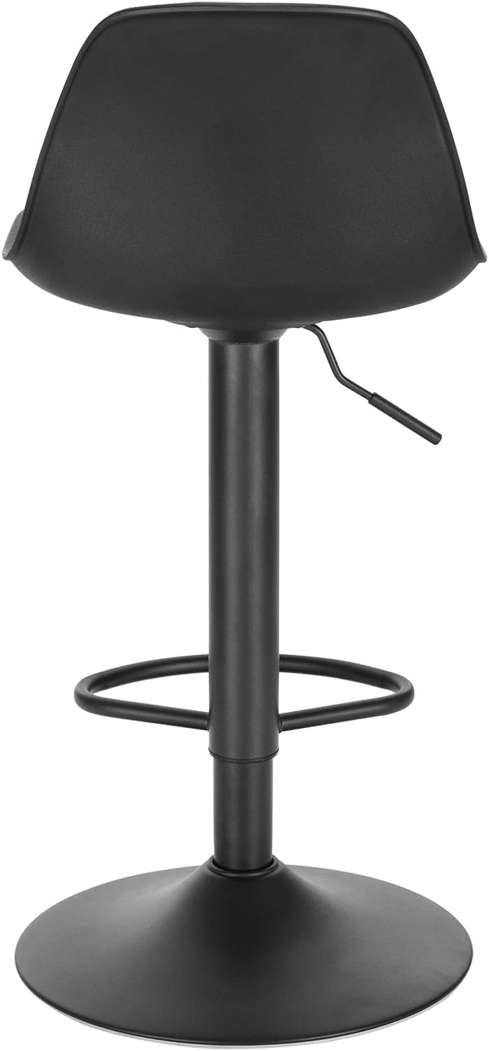 Lestarain 4 Stücke Barhocker,360°Drehbar Hocker Barstuhl mit Rückenlehne höhenverstellbar Tresenhock