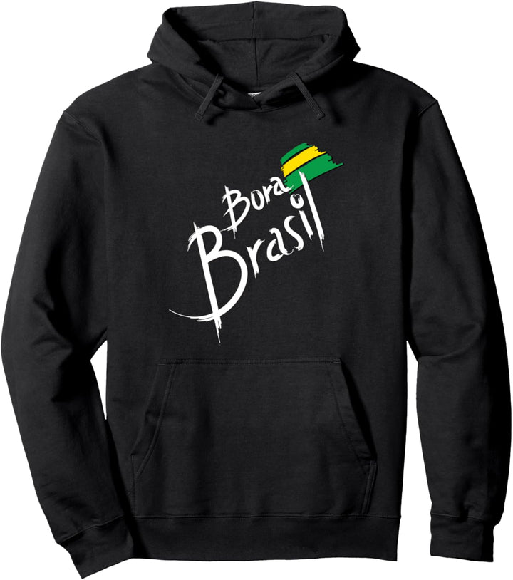 Flagge Brasilien Pullover Hoodie