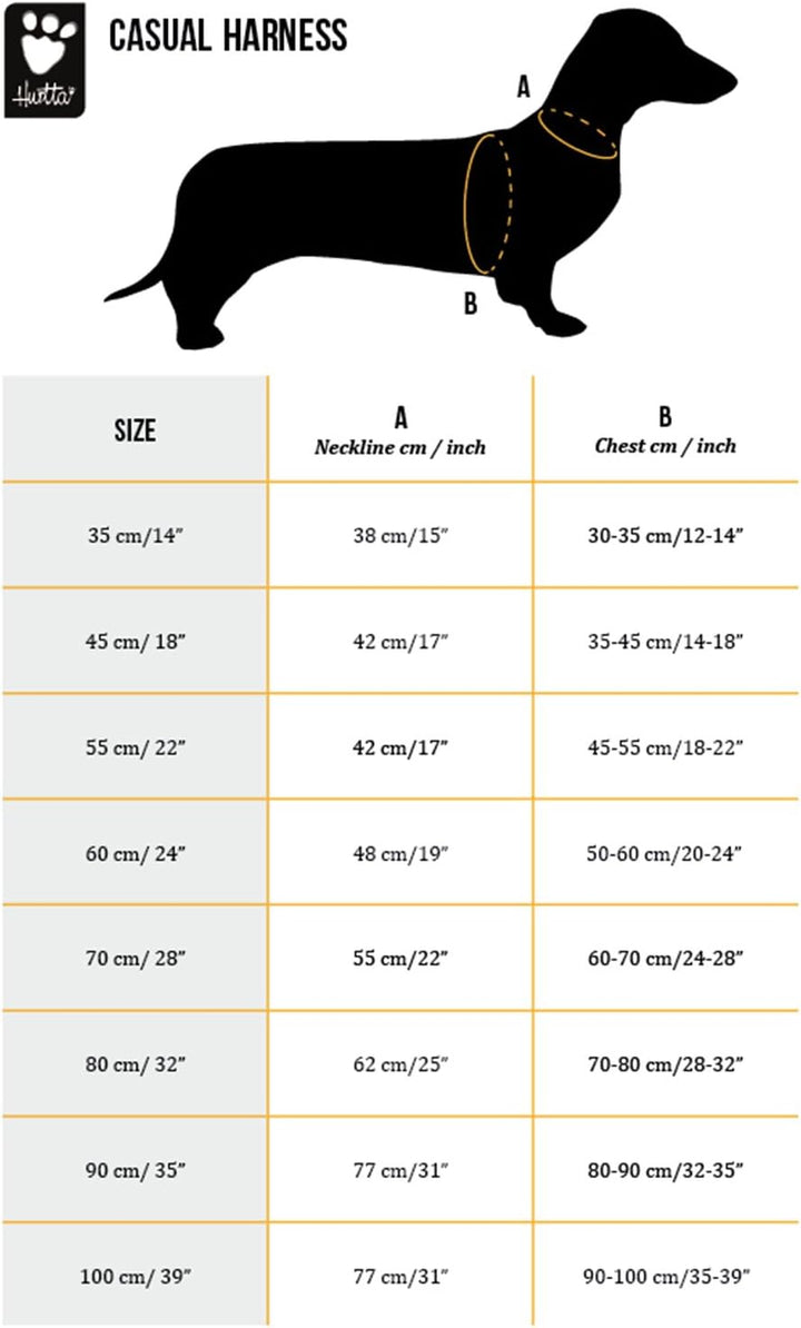 Hurtta Casual Padded Dog Harness, Lingon, 32 in Lingon 28-32", Lingon 28-32"