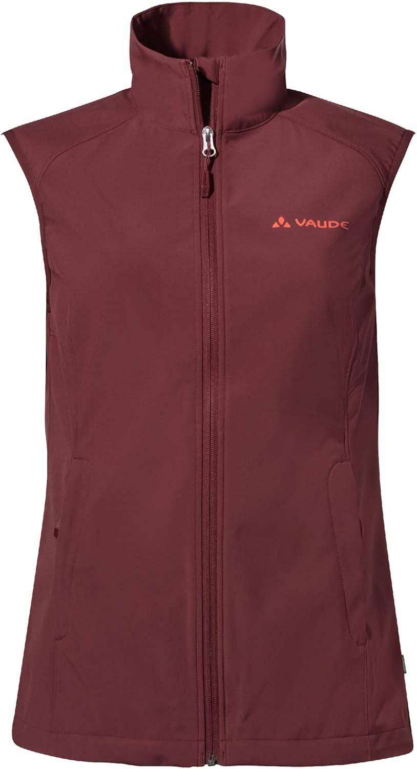 VAUDE Women's Hurricane Vest III 38 dark cherry, 38 dark cherry