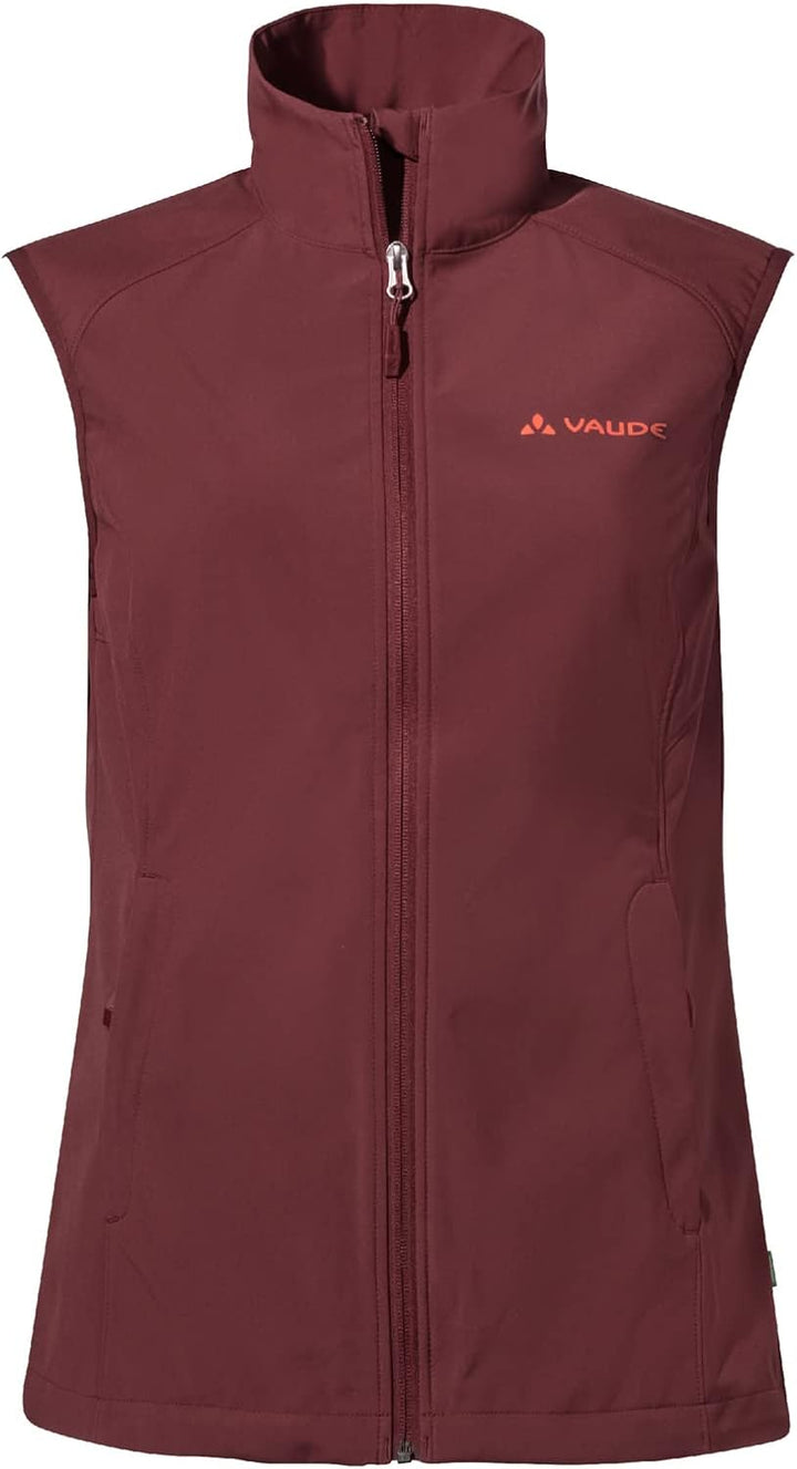 VAUDE Women's Hurricane Vest III 38 dark cherry, 38 dark cherry