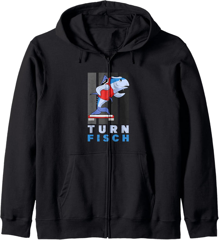 Thunfisch Turnen Turner Step Aerobic Brett Kapuzenjacke