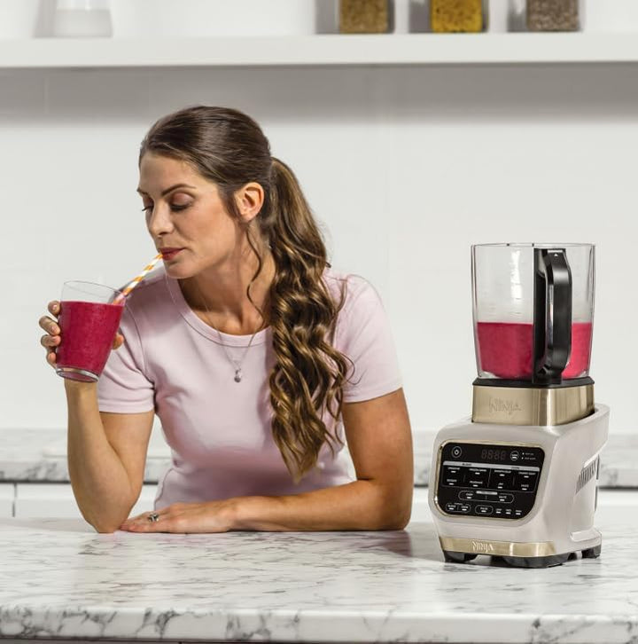 Ninja Foodi Mixer & Suppenbereiter, 10 Auto-iQ-Programme, 1,7L Glaskrug, heisser & kalter Mixer, int