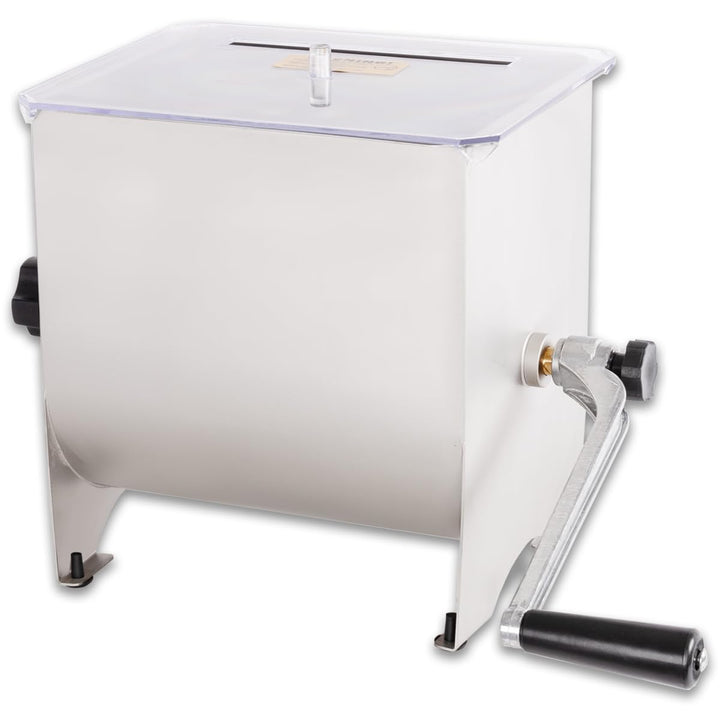 Beeketal 'Mixmaster-20P' Edelstahl Fleischmischer Marinator mit 20 Liter Volumen, Butterfly-Mischpad