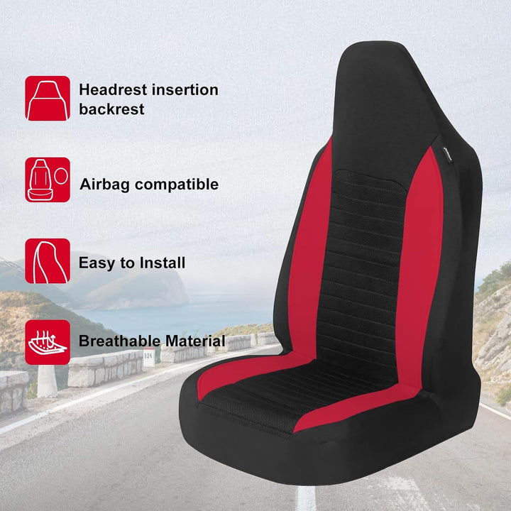 OKIIO Massgeschneidert Autositzbezüge Set die Vordersitze für SEAT Cupra Born Electric Drive 150 kW,