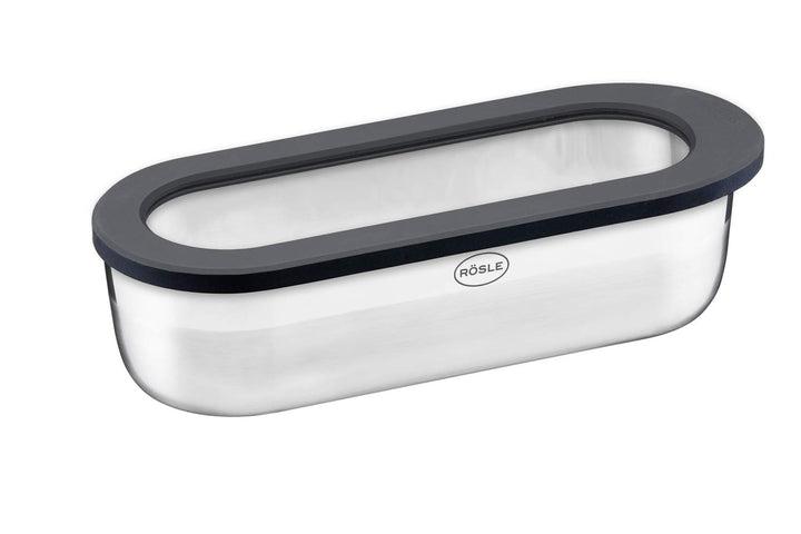 RÖSLE Butterdose Französisch, Hochwertige Butterdose zur Aufbewahrung und Servieren von Butter nach