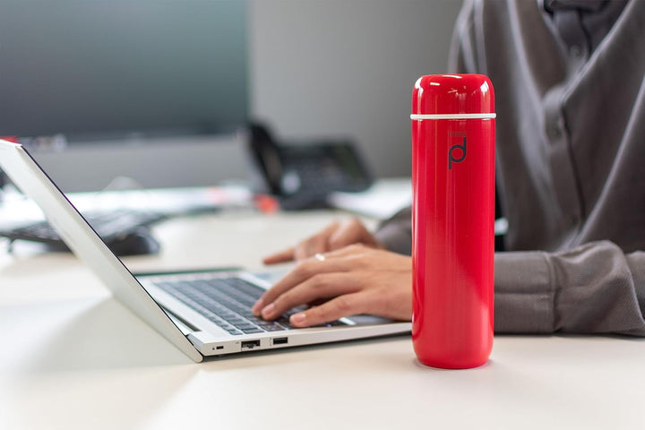 Pioneer DrinkPod Isolierflasche aus Edelstahl 0,2 L Doppelwandig Thermo-Lebensmittelbehälter 6 Stund