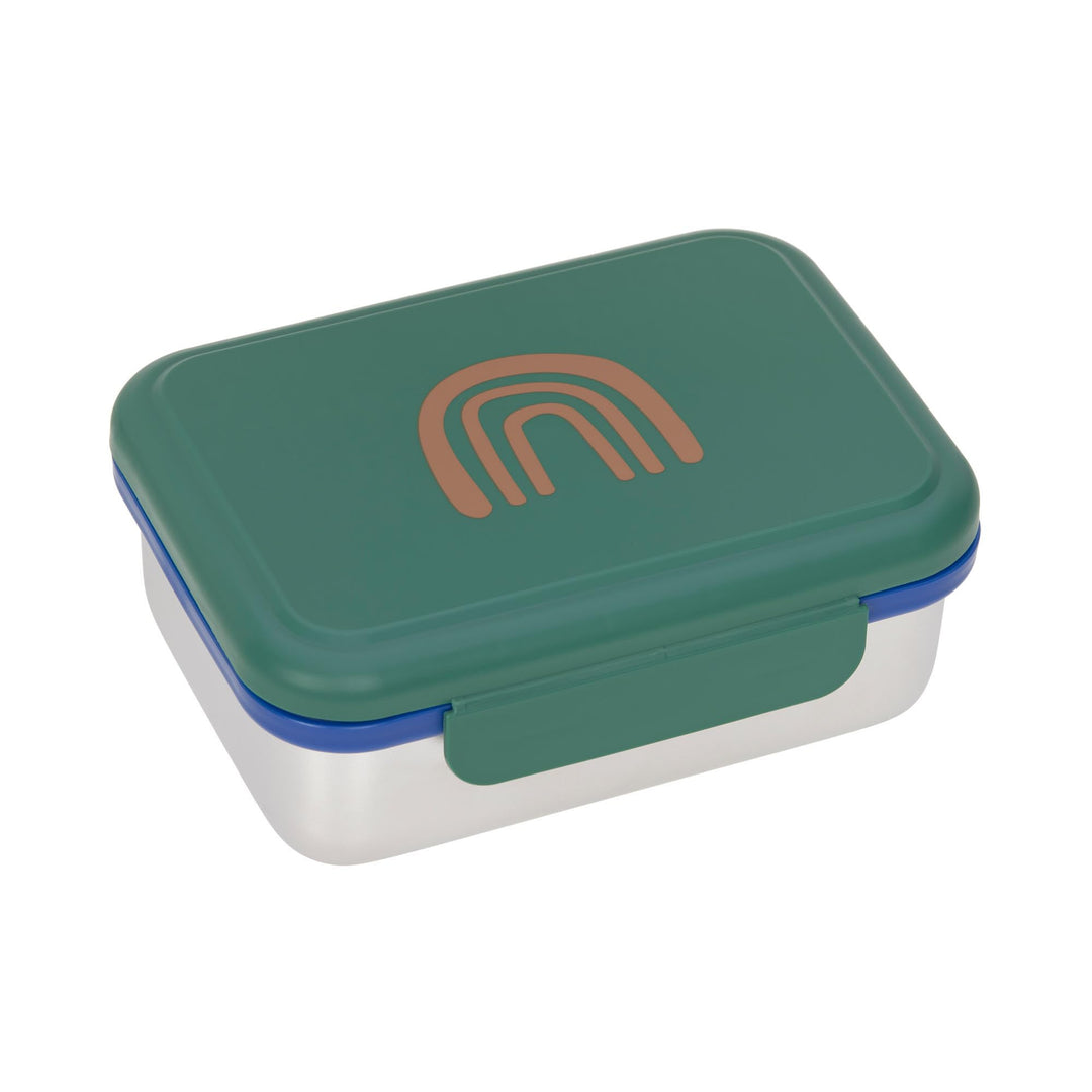 LÄSSIG Kinder Brotdose Edelstahl Lunchbox Frühstücksbox Nachhaltig Kindergarten Schule/Lunchbox Stai