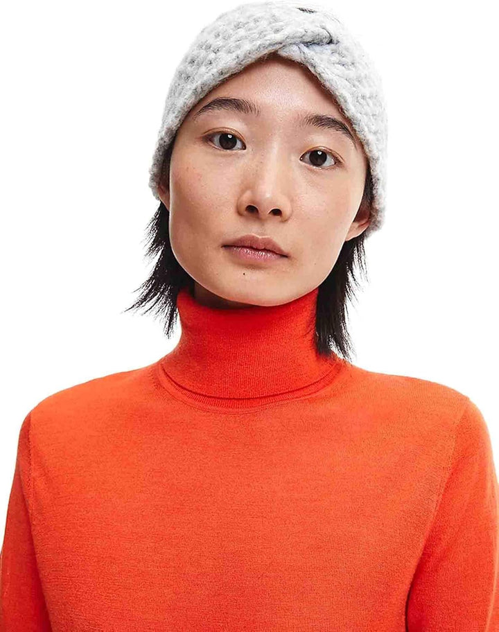 Calvin Klein Micro Waffle Headband Cement