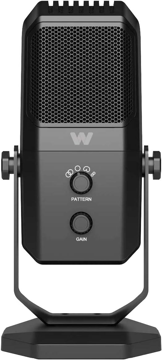 Woxter Mic Studio 100 PRO - Professionelle Mikrofon Kondensation (Niere und omnidirektional), 3,5mm,