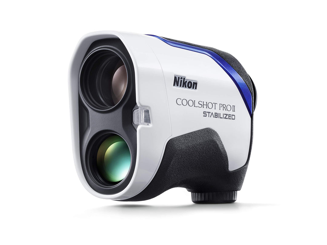 Nikon COOLSHOT PROII STABILIZED Golf Rangefinder | Waterproof & stabilized Laser rangefinder with Sl