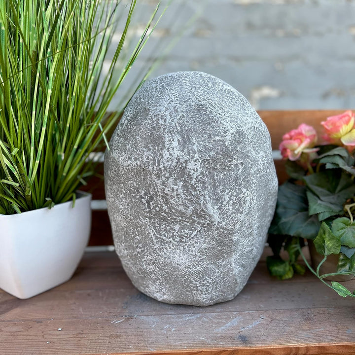 stoneandstyle Steinfigur Meditationsstein Shiva Kopf frostfest wetterfest Steinguss