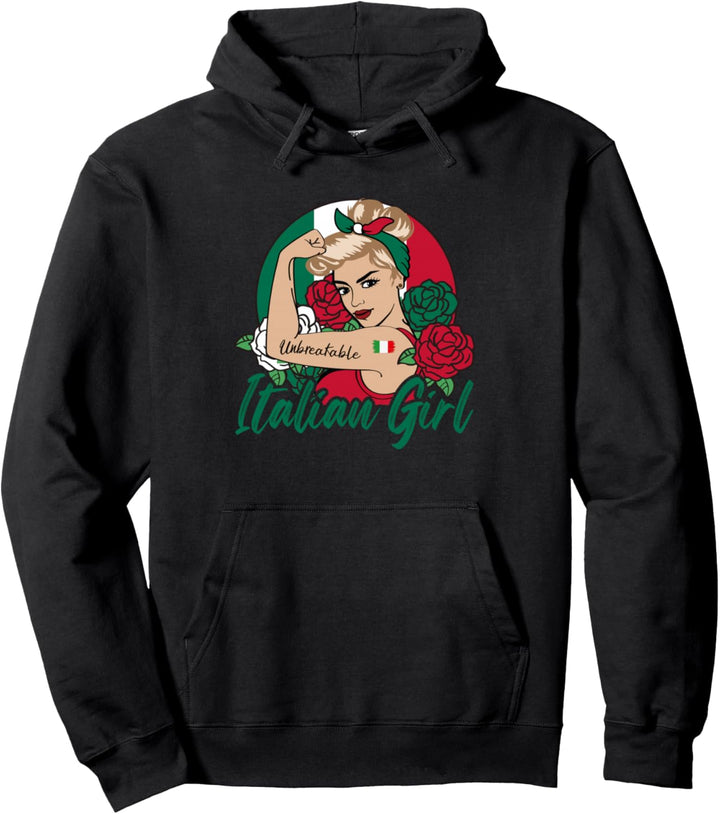 Italienische Italien-Flagge Pullover Hoodie