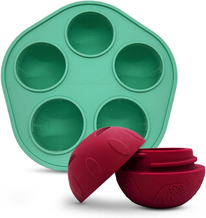 SmoothieDog Schleckball Hundesmoothie 3er Summer Edition - Schleckball für Hunde, Snackball, zur Bes