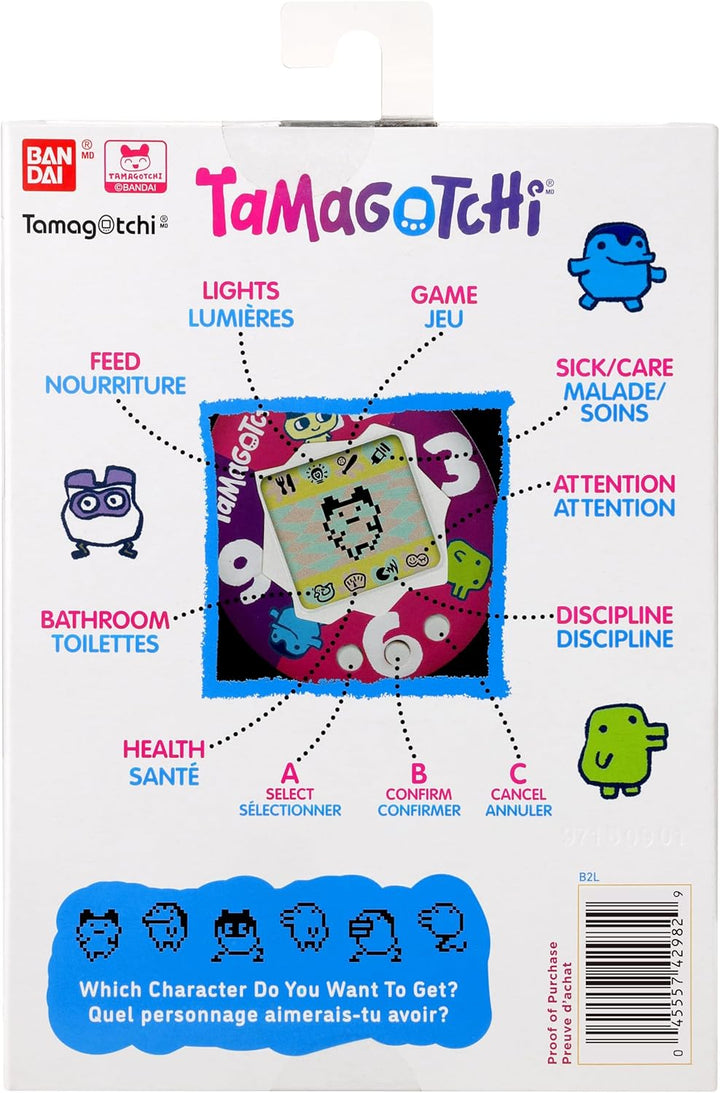 Tamagotchi Bandai Virtuelles Haustier Original Ginjirotchi Comic Book, Mehrfarbig 42982, elektronisc