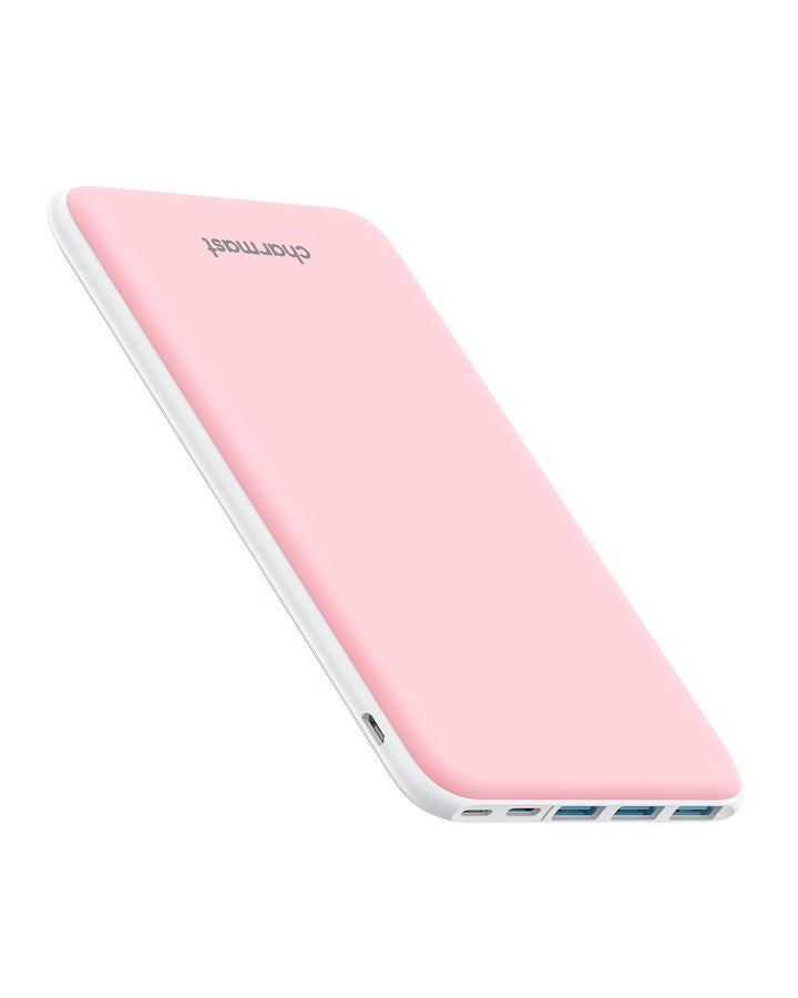 Charmast 26800mAh Powerbank USB C Externer Akku dünne Power Bank Handy Tragbares Ladegerät mit 3 Ein