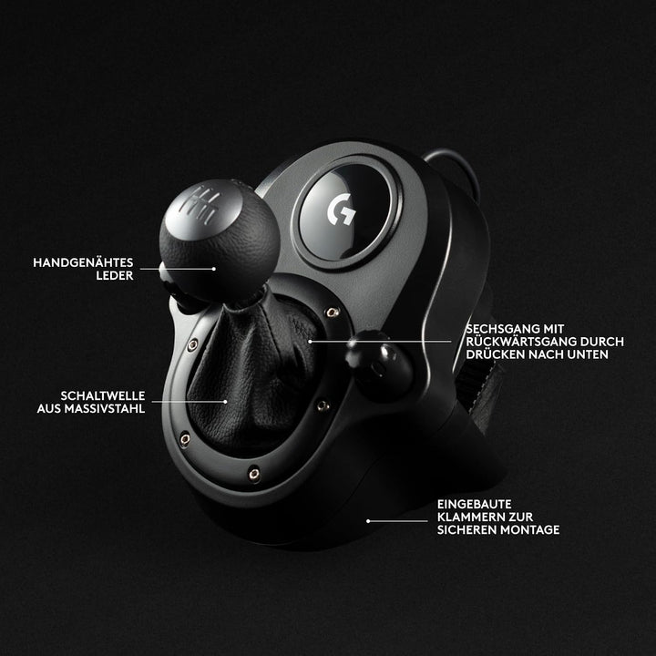 Logitech G G29 SE Driving Force Rennlenkrad und Pedale, Force Feedback, echtes Leder + Logitech G Dr