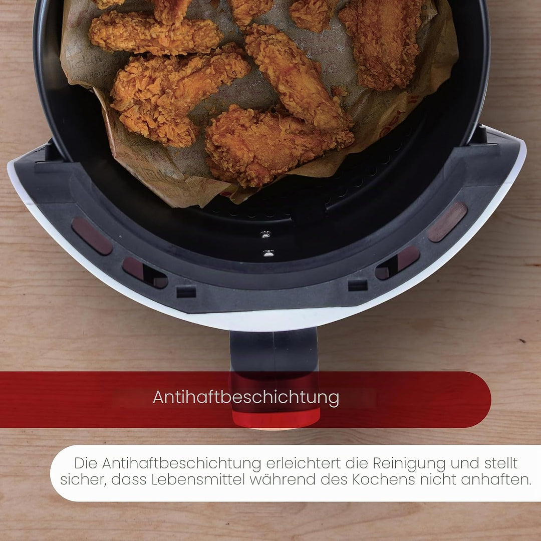 BERGNER Naturally | AirFryer 2 L | Freidora de Aire 1000 W | Temperatura desde 80-200ºC | Temporizad