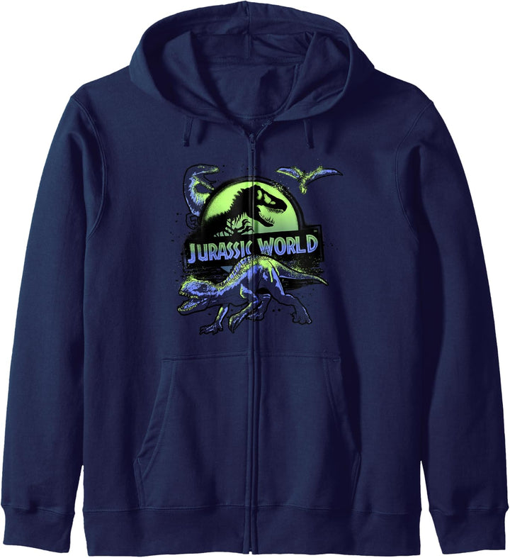 Jurassic World 2 Graffiti Dinosaur Logo Kapuzenjacke