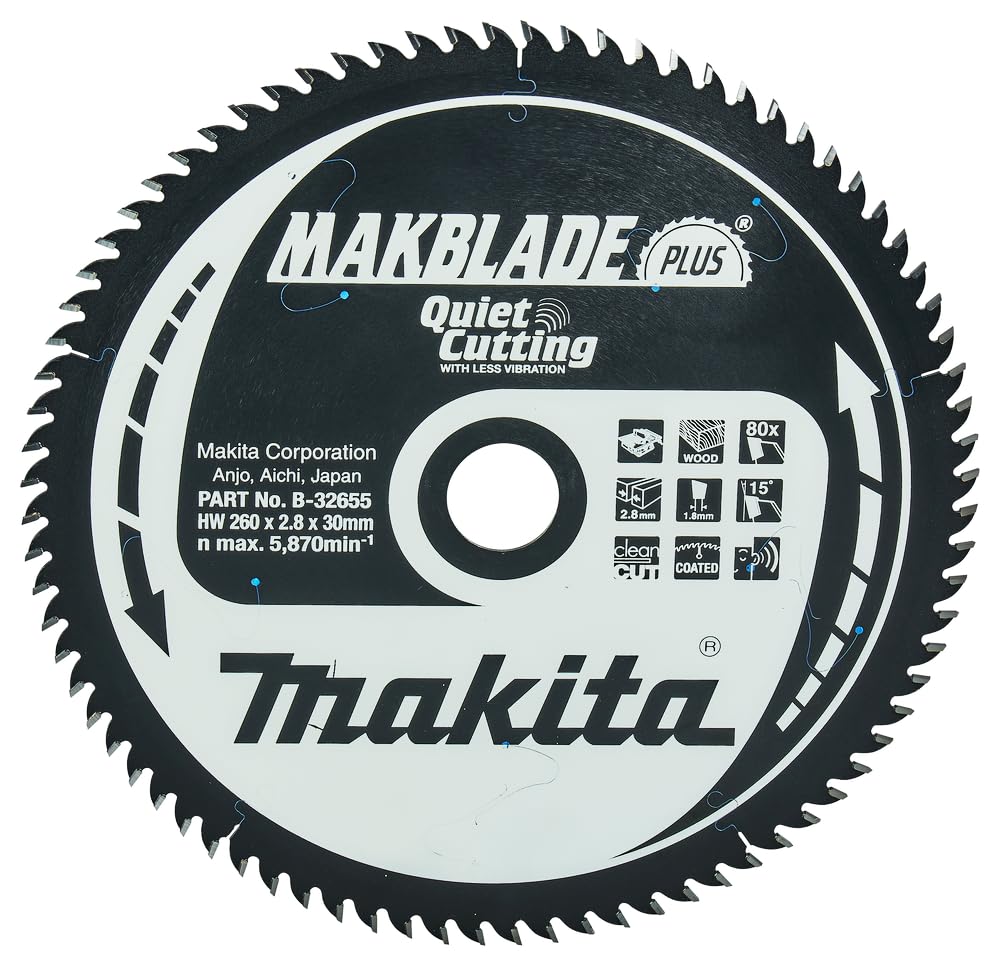 Makita Makblade+ Saegeblatt, 260 x 30 mm, 80Z, B-32655