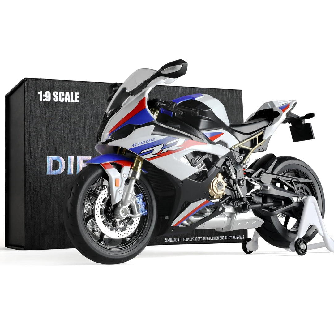 Risopen 1:9 Motorrad Modell kompatibel für BMW S1000RR Legierung Diecast Motorrad Modell Spielzeug M