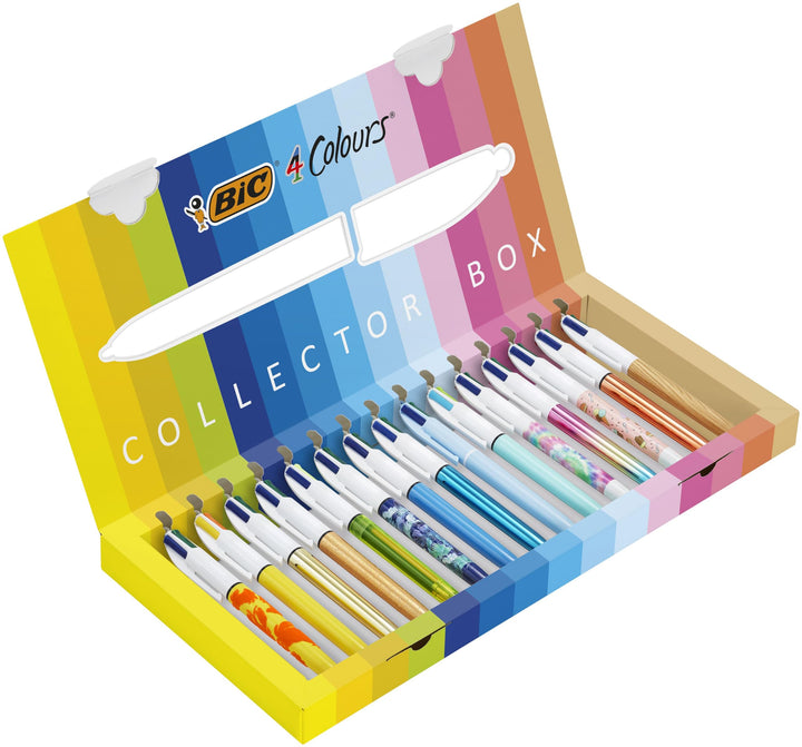 BIC 4 Farben Kugelschreiber Set Sonderedition, in verschiedenen Farben, 15er Pack, Ideal für das Bür